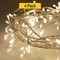 Premium 400 LED Multifunction String Lights — 96ft, Clear Cable, 8 Modes
